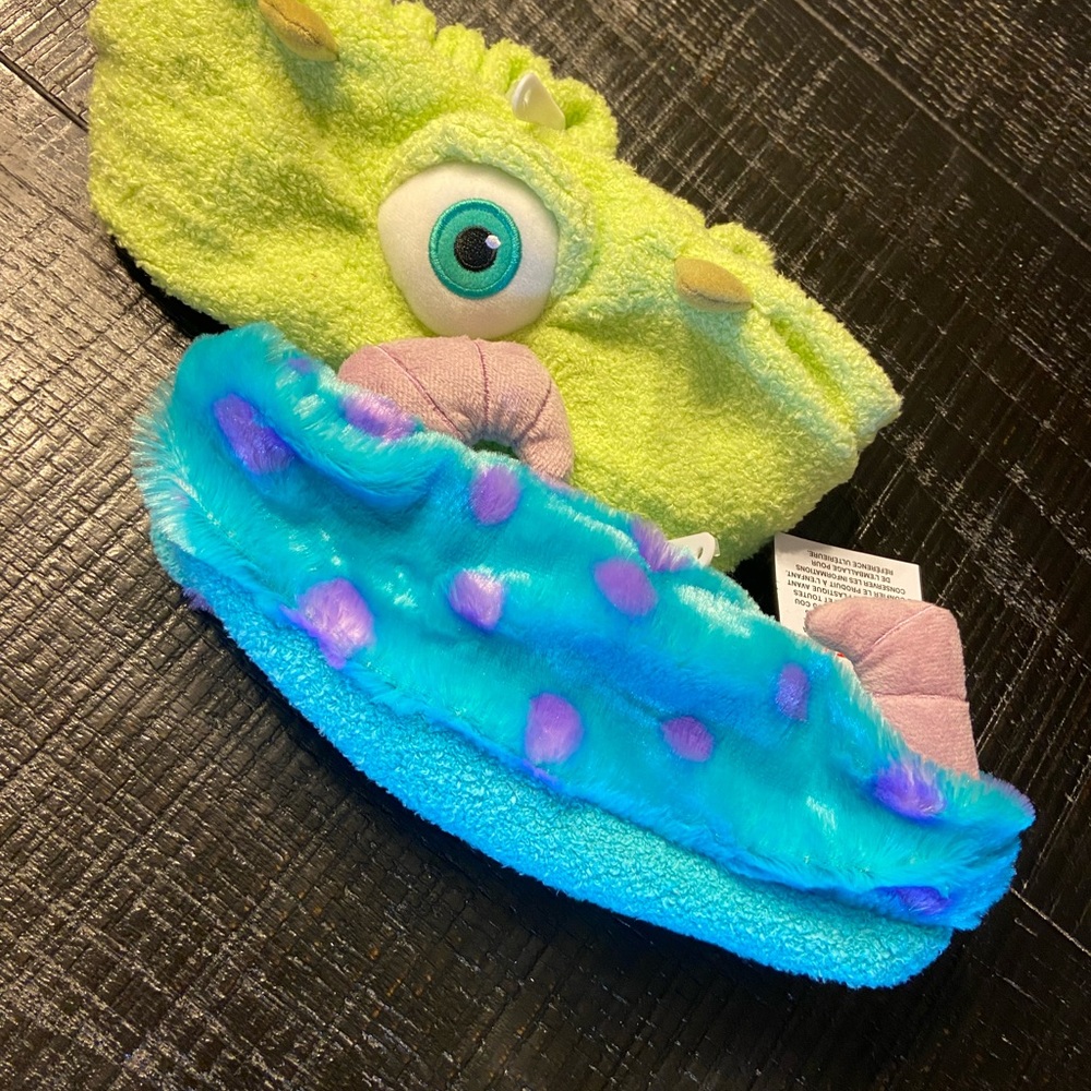 Disney Parks Monsters Inc Spa Headband • Mike & Sulley Skincare Bands
